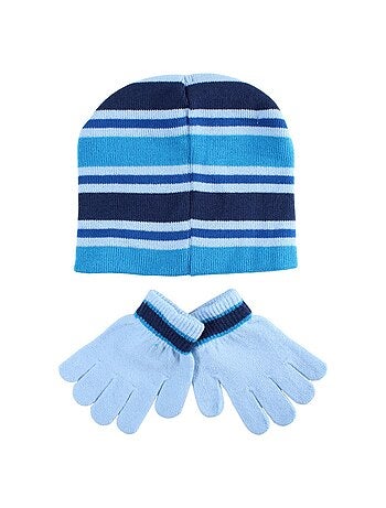 Disney - Ensemble bonnet gants garçon à motif