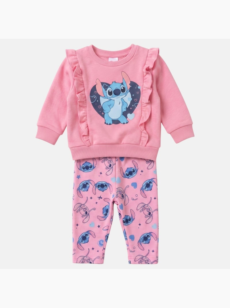Disney - Ensemble de jogging, sweat et pantalon fille Rose - Kiabi