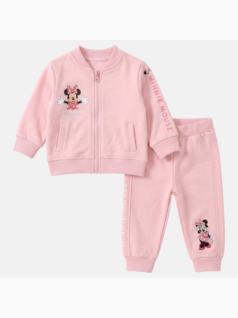 Disney - Ensemble de jogging, veste et pantalon fille Rose clair - Kiabi