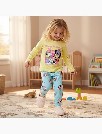 Disney - Ensemble enfant rose et pantalon bleu motif personnage