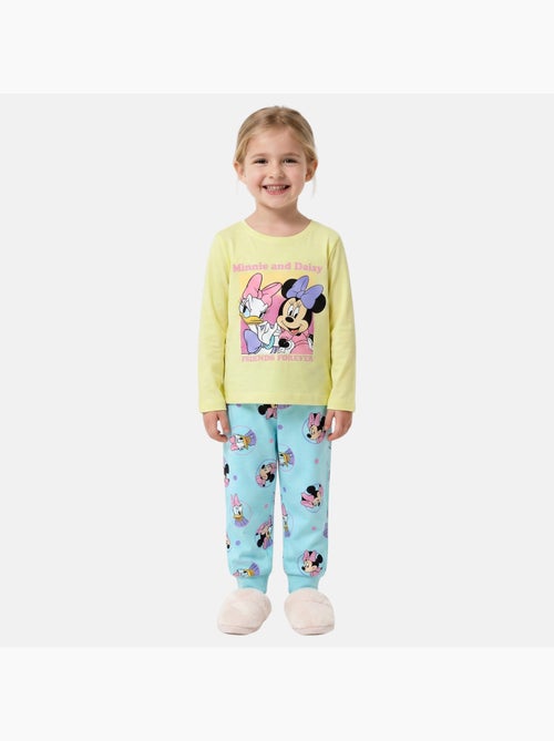 Disney - Ensemble enfant rose et pantalon bleu motif personnage - Kiabi