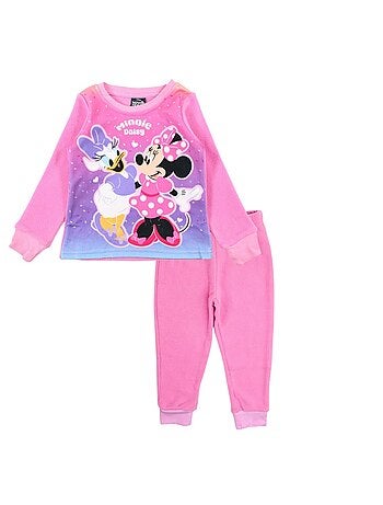 Disney - Ensemble enfant rose et pantalon rose motif personnage