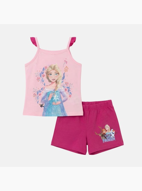 Disney - Ensemble fille T-shirt à bretelles et short - Kiabi