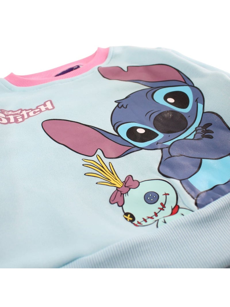 Disney - Ensemble jogging fille sweat capuche et pantalon à motif Bleu - Kiabi