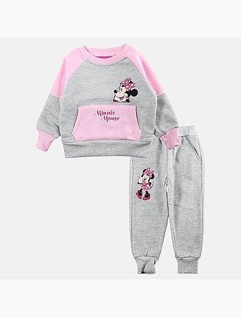 Disney - Ensemble jogging fille sweat et pantalon imprimé