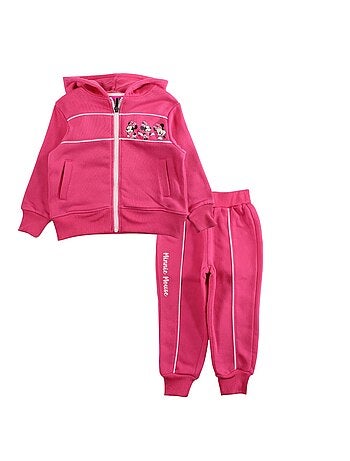Disney - Ensemble jogging fille veste capuche et pantalon imprimé