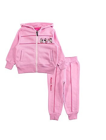 Disney - Ensemble jogging fille veste capuche et pantalon imprimé