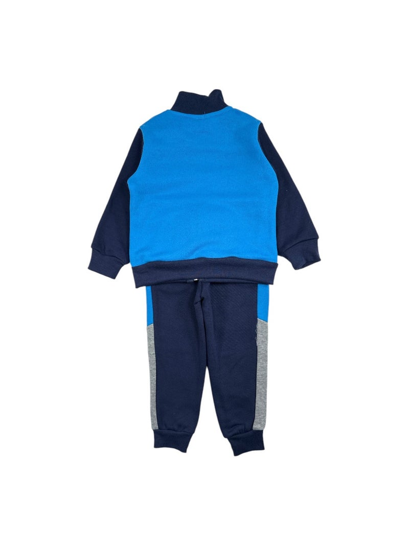 Disney - Ensemble jogging gar?on veste et pantalon ? motif Bleu marine - Kiabi