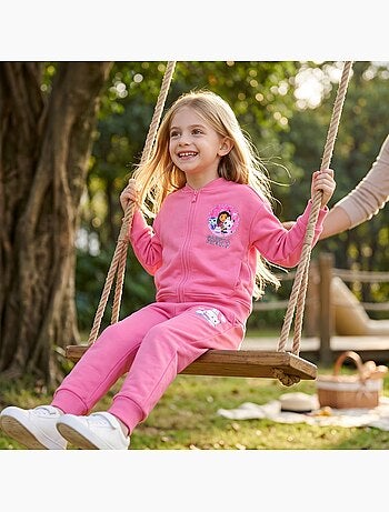 Disney - ensemble sweat et pantalon de jogging imprimés, finitions bord-côte