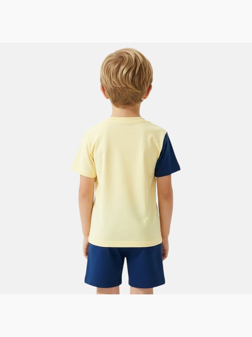 Disney - Ensemble T-shirt 2 couleurs et short assorti avec personnage - Kiabi