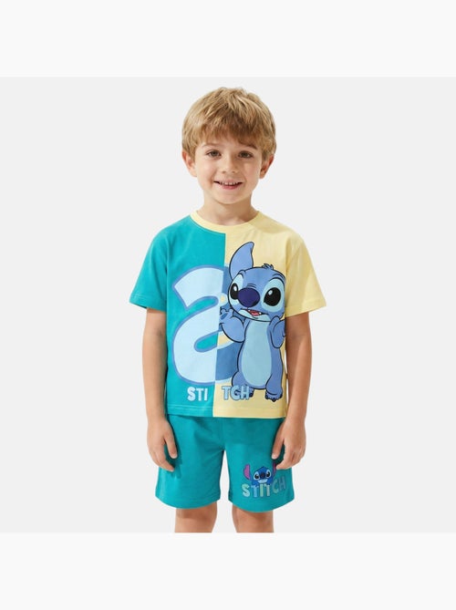 Disney - Ensemble T-shirt 2 couleurs et short assorti avec personnage - Kiabi
