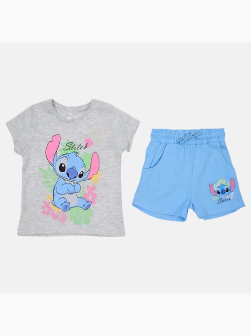 Disney - Ensemble T-shirt et short assorti avec personnage fille - Kiabi