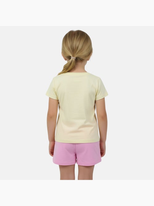 Disney - Ensemble T-shirt et short assorti avec personnage fille - Kiabi