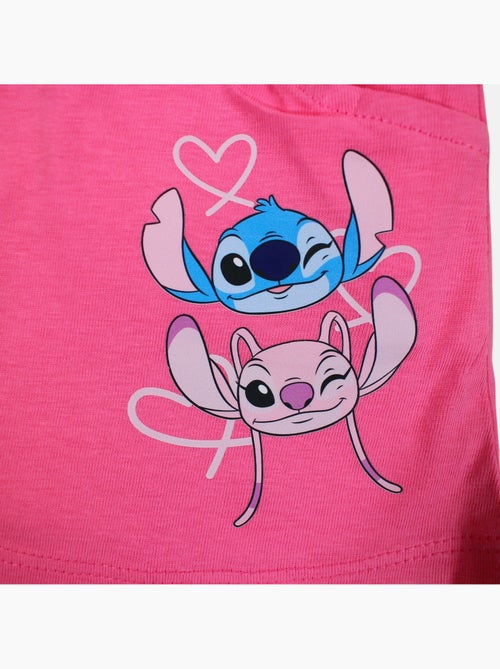 Disney - Ensemble T-shirt et short assorti avec personnage fille - Kiabi