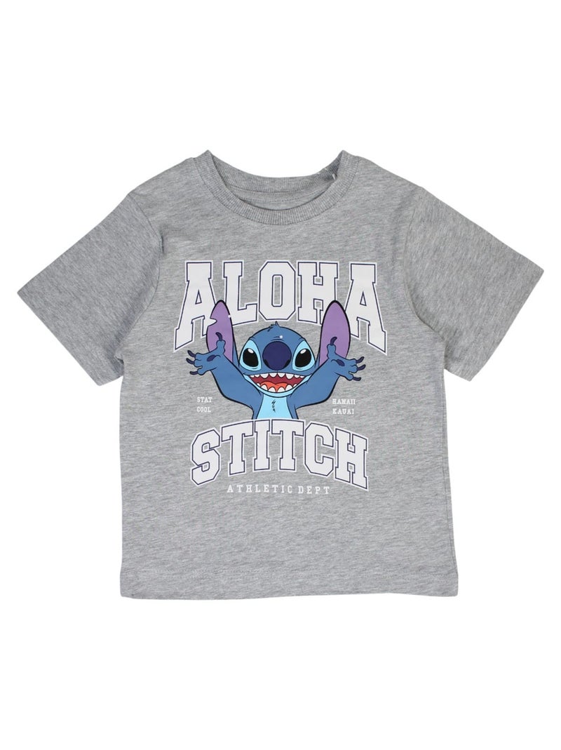 Disney - ensemble t-shirt et short assorti imprimés Gris - Kiabi