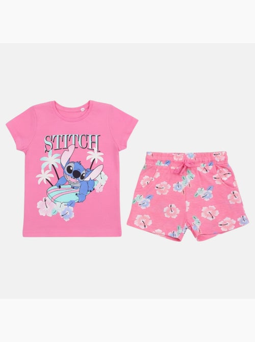 Disney - Ensemble T-shirt personnage et short à motif - Kiabi