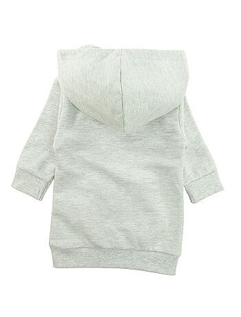 Disney - Fleece hoodie jurk meisje met kangoeroezak