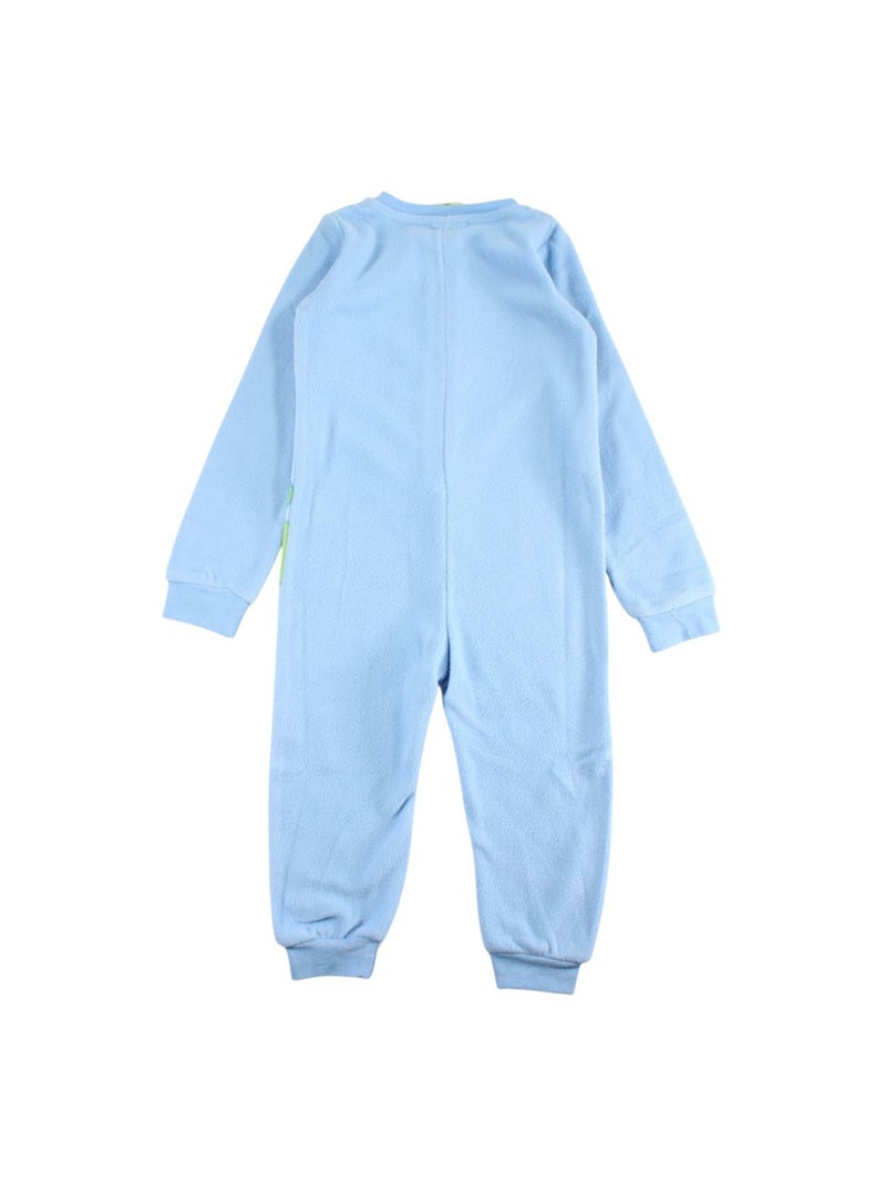 Disney - Fleece overall met rits jongen Blauw - Kiabi