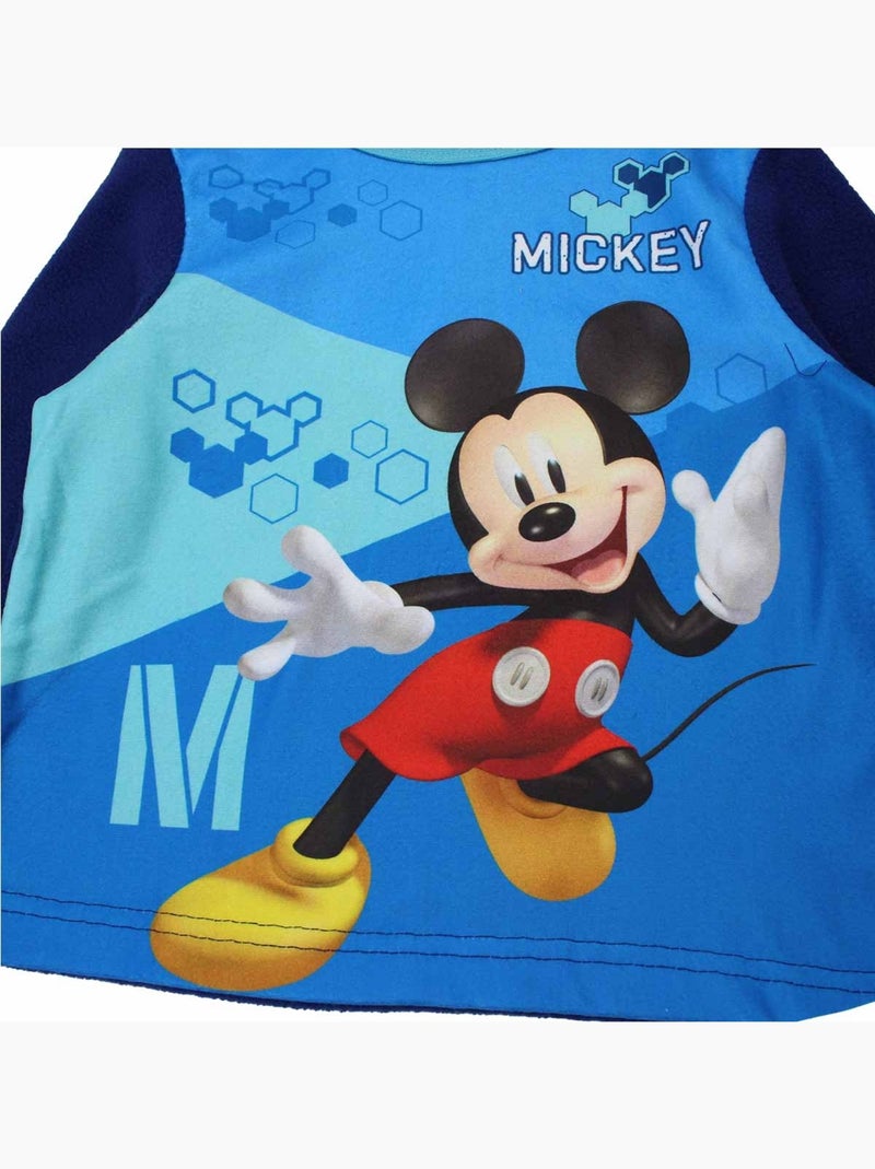 Disney - Fleece pyjama kind bedrukt Marineblauw - Kiabi