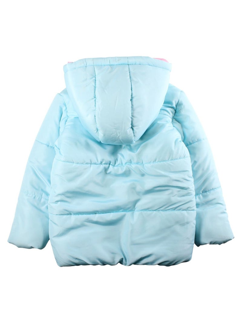 Disney - Gewatteerde jas Lilo en Stitch meisje Blauw - Kiabi