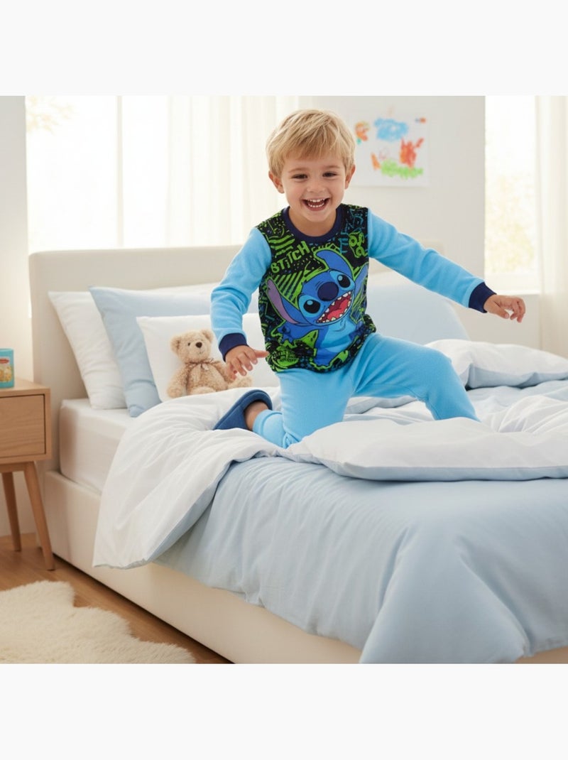 Disney - Haut et pantalon de pyjama assorti Bleu - Kiabi