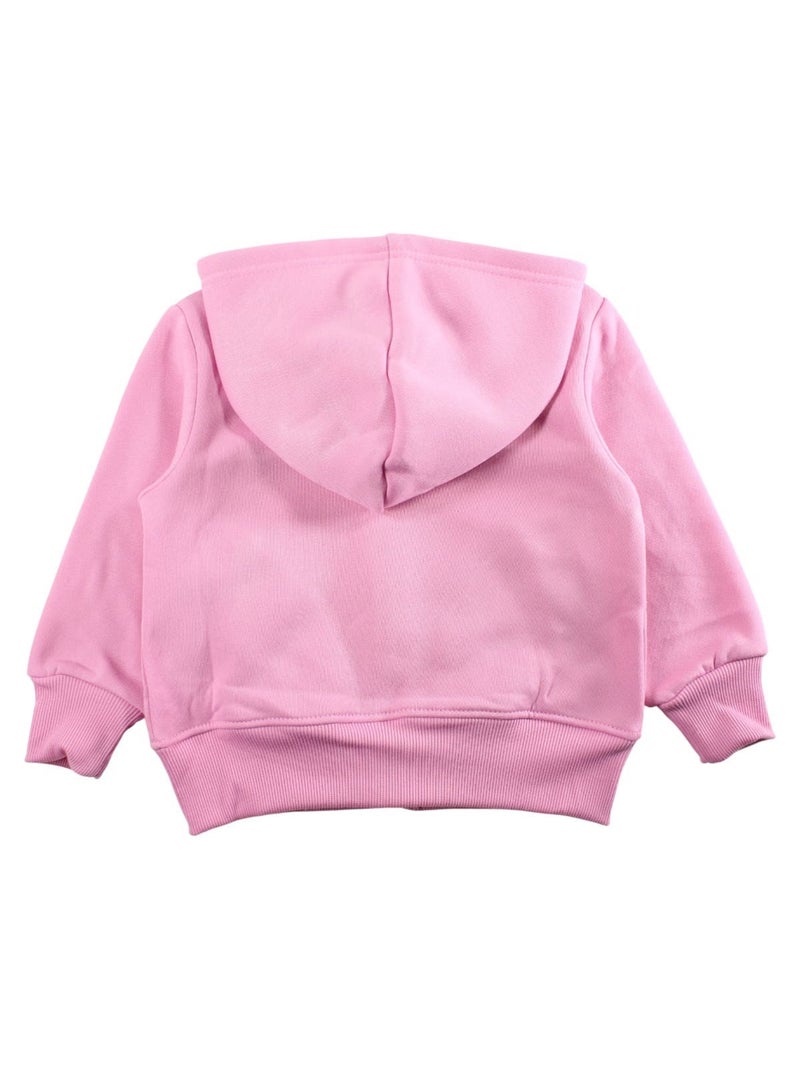Disney - Jas met capuchon meisje bedrukt Roze - Kiabi