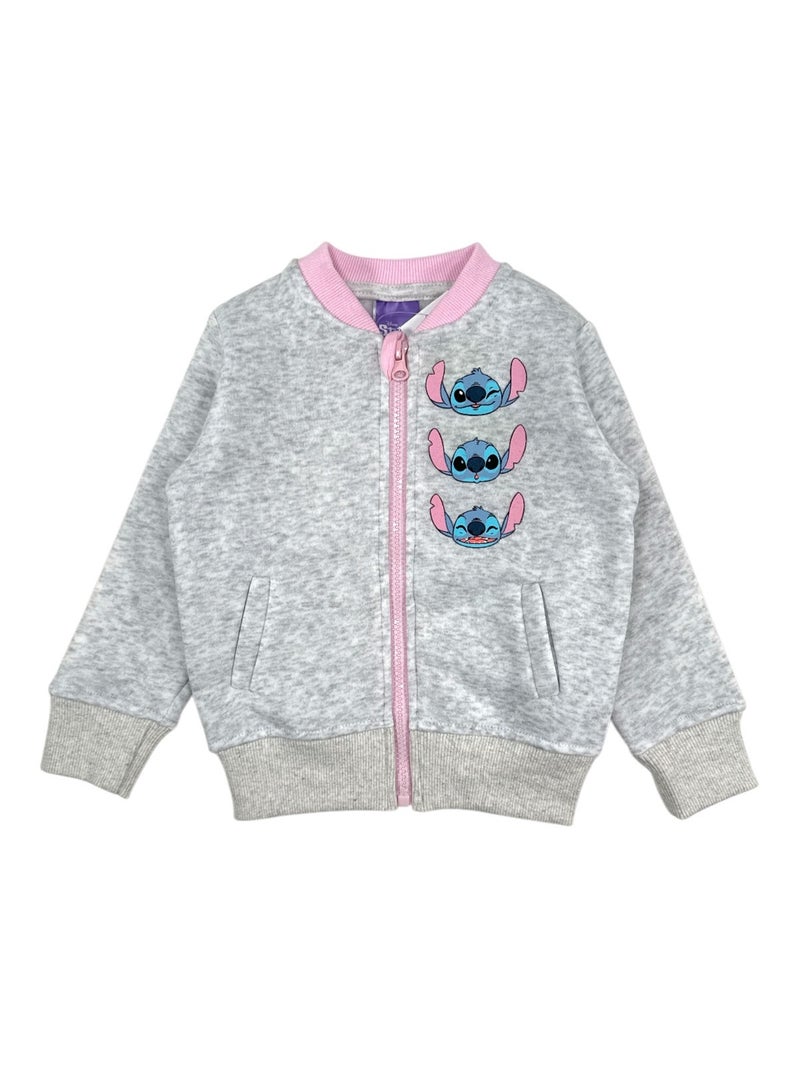 Disney - Jas met rits en bijpassende broek Grijs - Kiabi