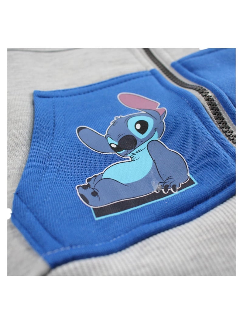 Disney - Joggingpak set jongen jas en broek met patroon Grijs - Kiabi