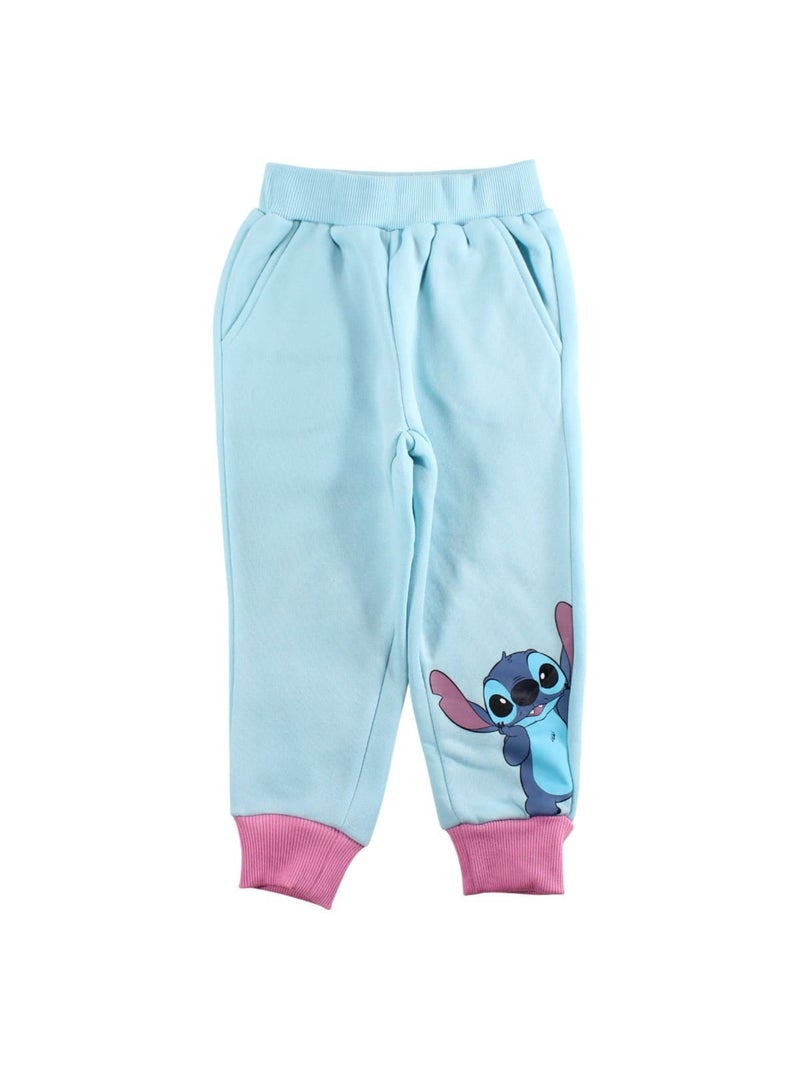 Disney - Joggingpak set meisje hoodie en broek met patroon Blauw - Kiabi