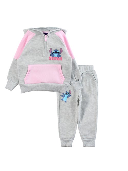 Disney - Joggingpak set meisje hoodie en broek met patroon - Kiabi