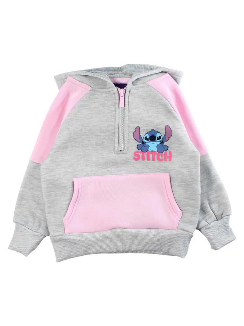Disney - Joggingpak set meisje hoodie en broek met patroon Grijs - Kiabi