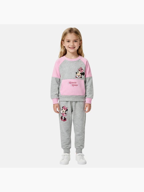 Disney - Joggingpak set meisje sweater en broek bedrukt - Kiabi