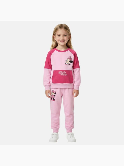 Disney - Joggingpak set meisje sweater en broek bedrukt - Kiabi