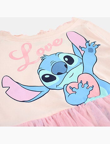 Disney - Jurk met lange mouwen en tule en patronen