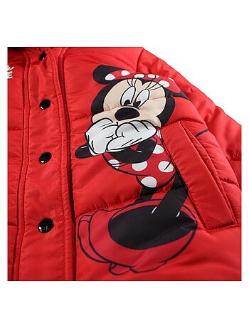 Disney - Kind gewatteerde jas roze met capuchon personage