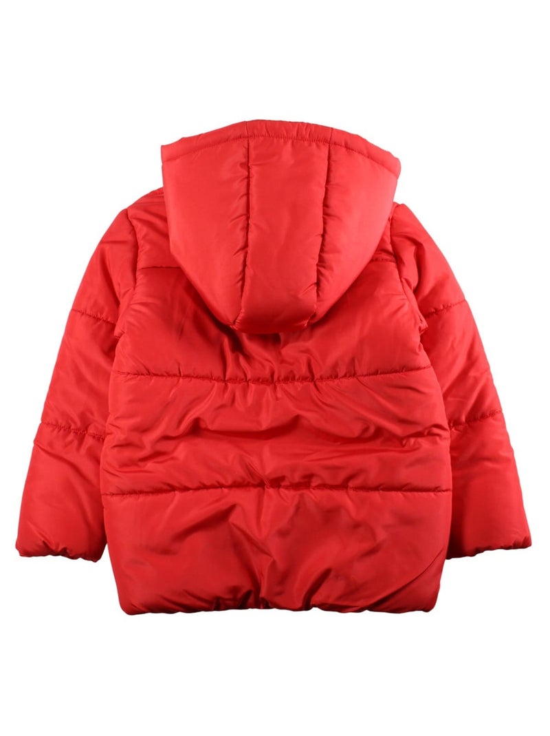 Disney - Kind gewatteerde jas roze met capuchon personage Rood - Kiabi