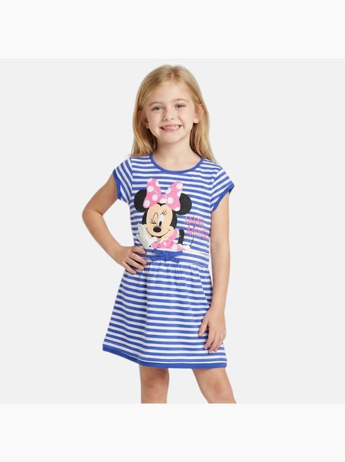 Disney - Kind jurk gestreept blauw personage - Kiabi Disney - Kind jurk gestreept blauw personage - Kiabi