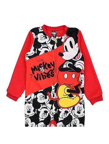 Disney - Kind pyjama overall zwart en rood