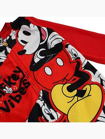 Disney - Kind pyjama overall zwart en rood