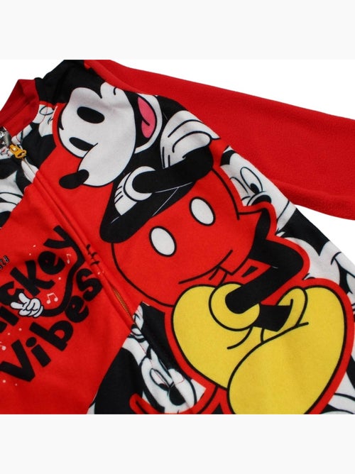Disney - Kind pyjama overall zwart en rood - Kiabi