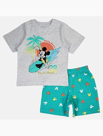 Disney - Kind set grijs en groene short