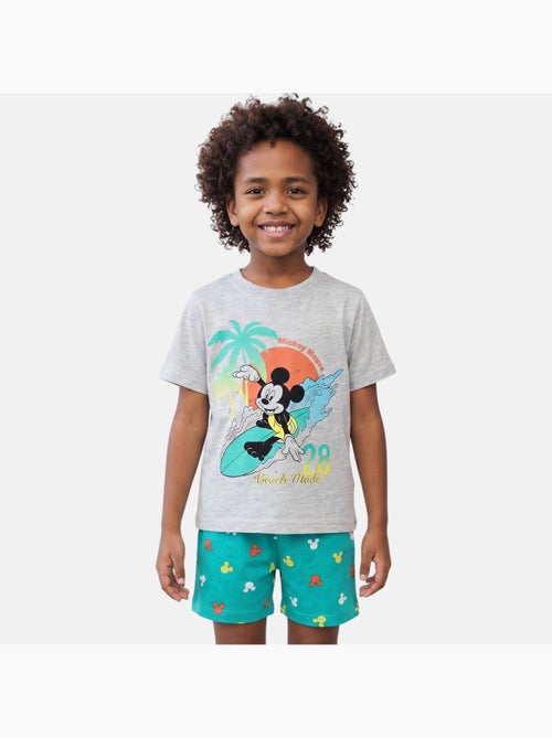 Disney - Kind set grijs en groene short - Kiabi
