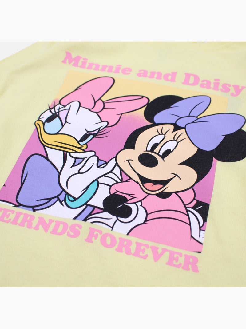 Disney - Kind set roze en blauwe broek personage Geel - Kiabi