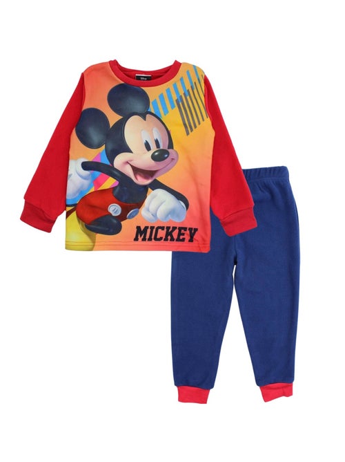 Disney - Kind set sweatshirt en broek rood blauw - Kiabi Disney - Kind set sweatshirt en broek rood blauw - Kiabi