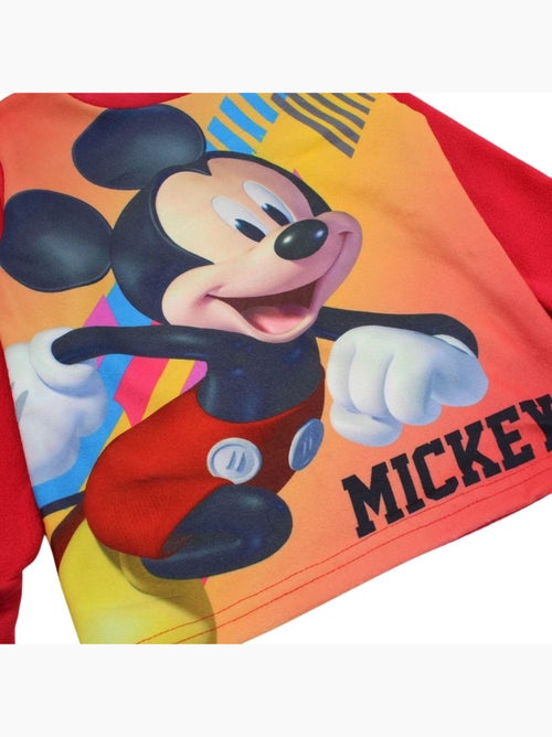 Disney - Kind set sweatshirt en broek rood blauw - Kiabi Disney - Kind set sweatshirt en broek rood blauw - Kiabi