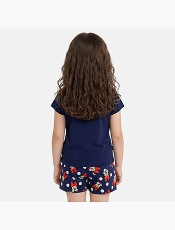 Disney - Kind set T-shirt blauw en blauwe short met stippen personage