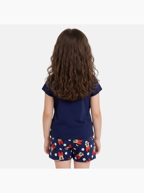 Disney - Kind set T-shirt blauw en blauwe short met stippen personage - Kiabi