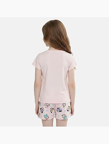 Disney - Kind set T-shirt roze en short personage