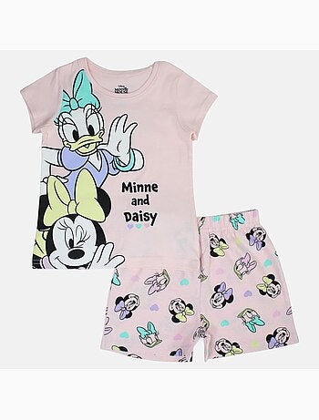 Disney - Kind set T-shirt roze en short personage