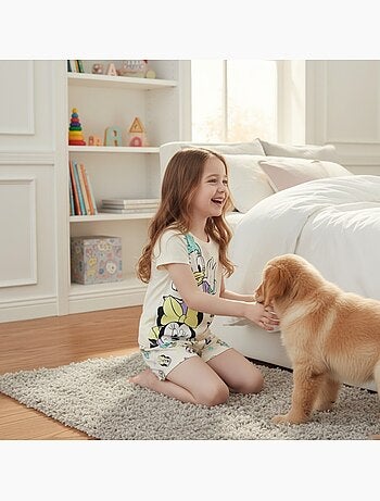 Disney - Kind set T-shirt wit en short personage